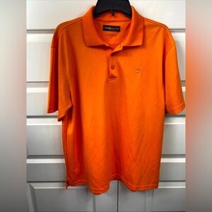 Loudmouth Golf Men’s Polo Shirt Performance Polyester Large Button Embroider